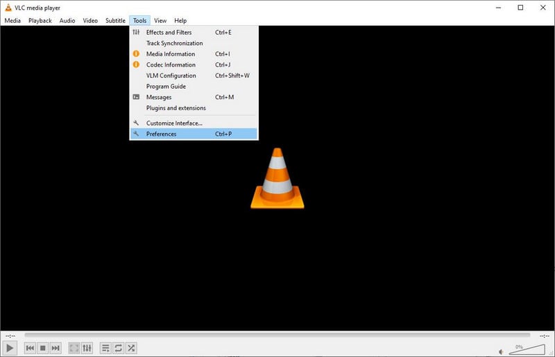 vlc preference