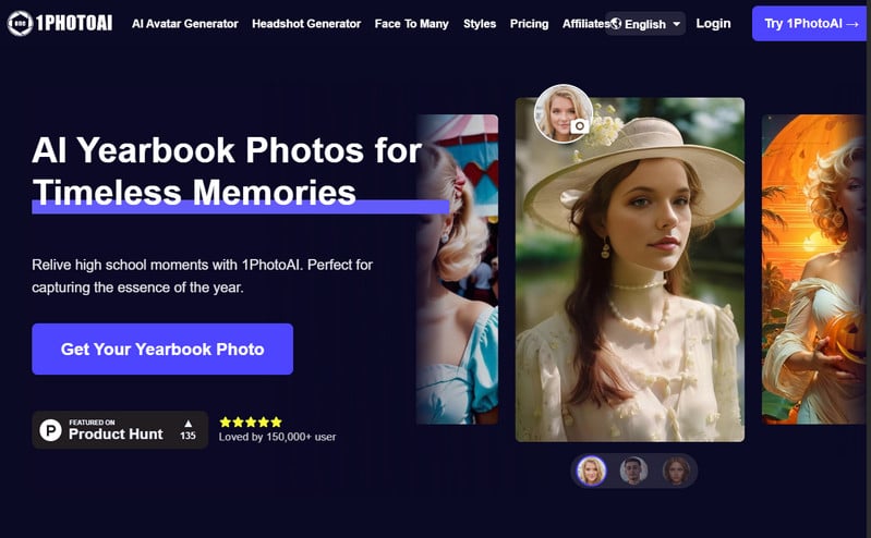 1photoai yearbook generator