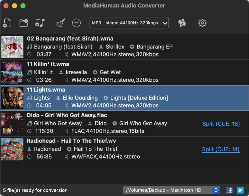 mediahuman audio converter